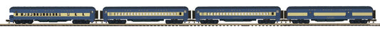 MTH 20-4008-3  Premier 4-Car 70' Madison Passenger Set Jersey Central