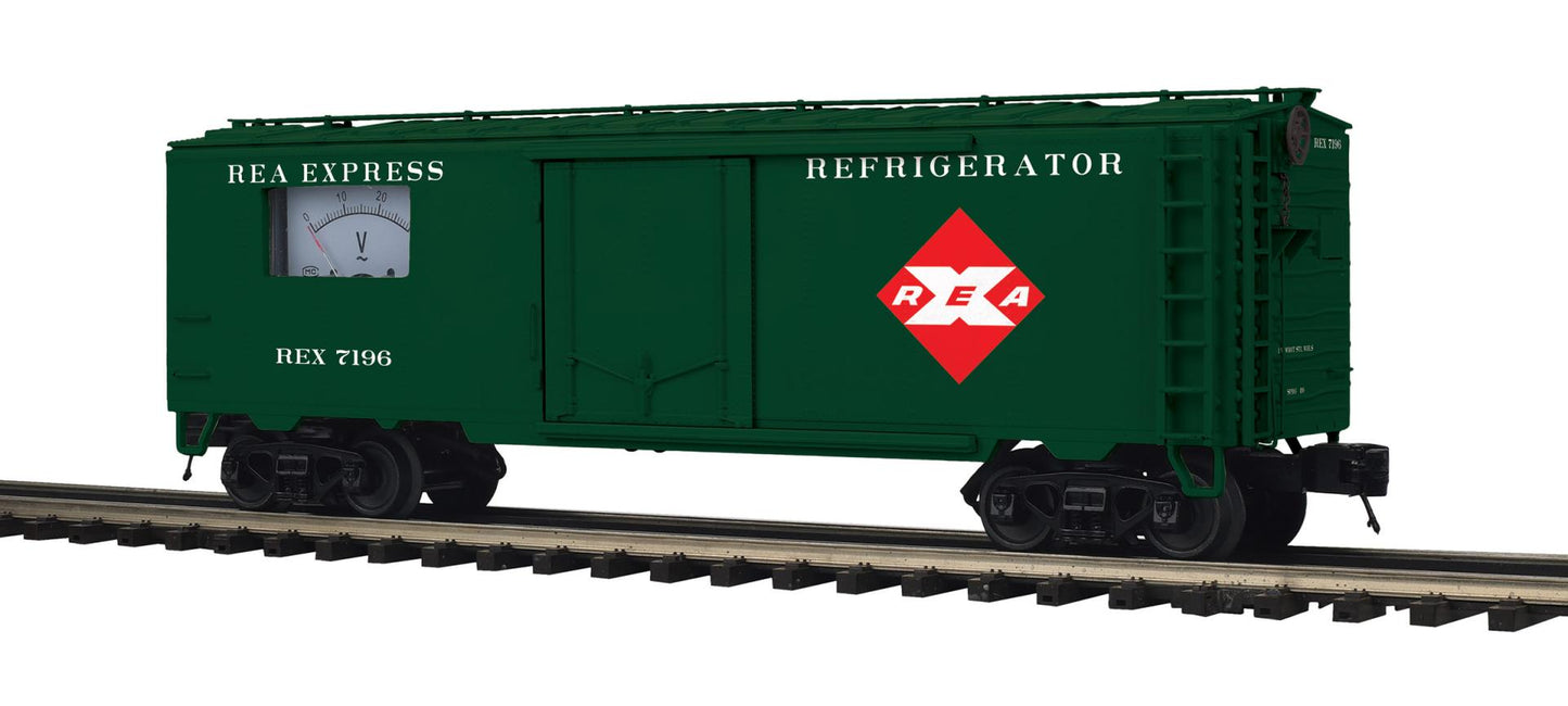 MTH 20-94881 O Scale Premier Railway Express Agency 40’ Steel Sided Power Meter Car