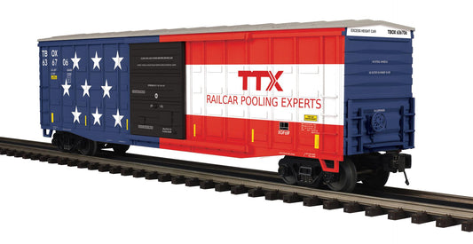 MTH 20-99565 O Scale Premier TTX 50’ Waffle Box Car