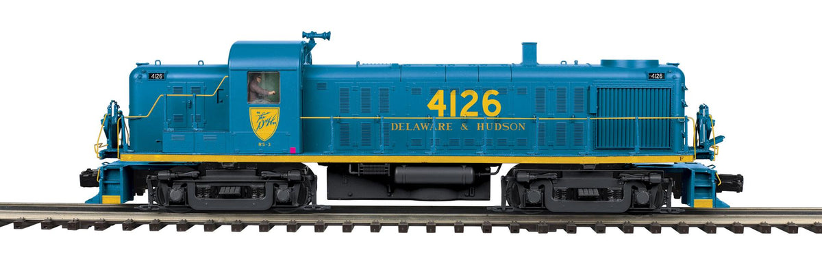 MTH 22-22154-2 O Scale Premier Delaware & Hudson RS-3 #4126 Scale Wheels