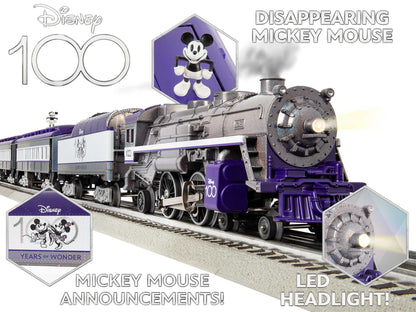 Lionel 2323040 O Gauge Disney 100th Anniversary LionChief Train Set