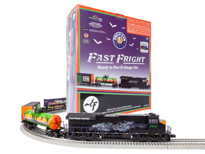 Lionel 2323050 O Gauge Halloween Fast Freight LionChief Set