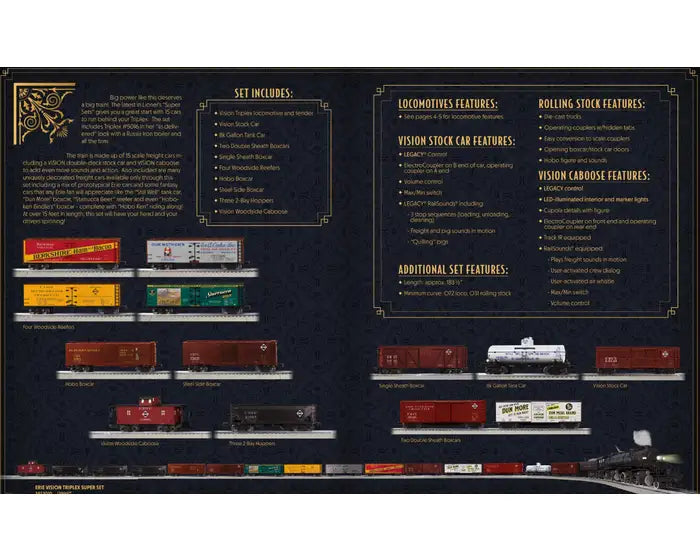 Lionel 2422010 Erie Vision Triplex Super Set