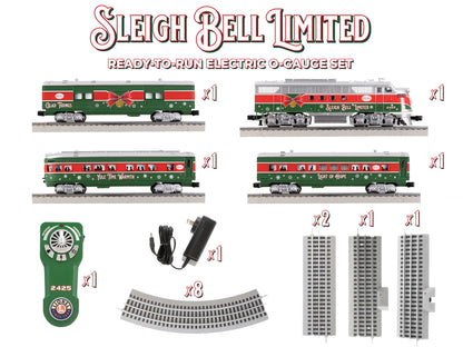 Lionel 2423060 O Gauge Sleigh Bell Limited Passenger Set