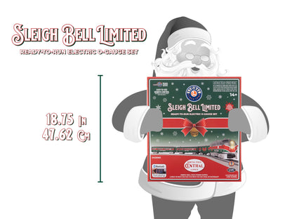 Lionel 2423060 O Gauge Sleigh Bell Limited Passenger Set