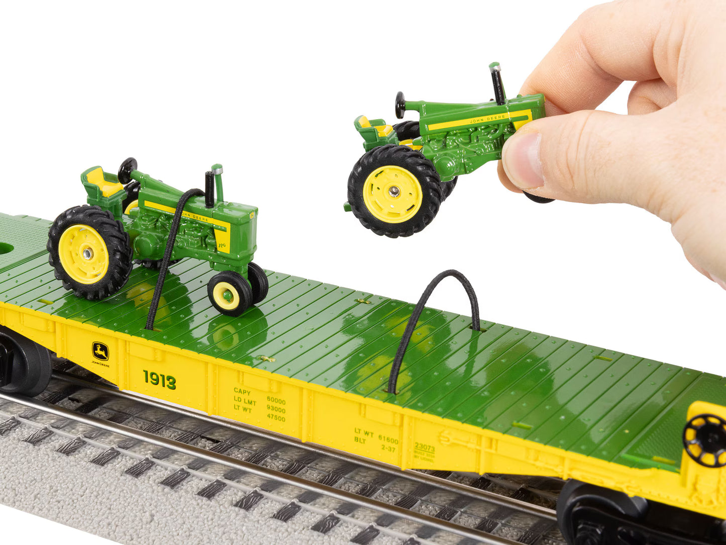 Lionel 2423070 O Gauge John Deere Steam Freight LionChief Set
