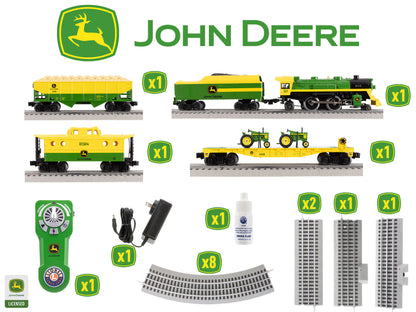 Lionel 2423070 O Gauge John Deere Steam Freight LionChief Set