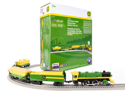 Lionel 2423070 O Gauge John Deere Steam Freight LionChief Set