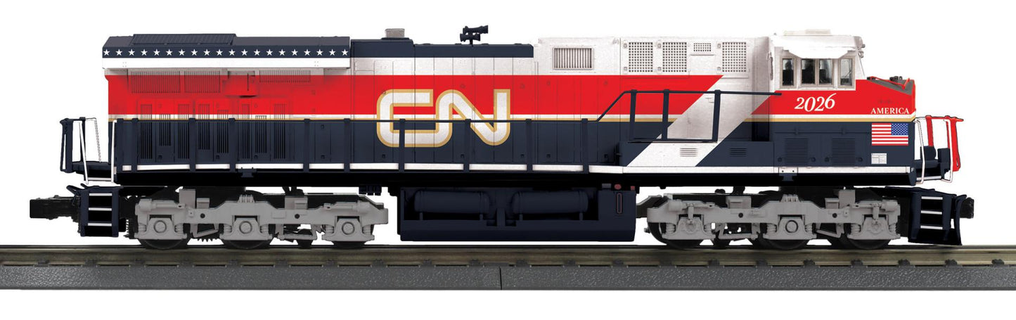 MTH 30-21410-1 O Gauge RailKing Canadian National ES44AC Imperial Diesel Engine w/ Proto-Sound 3.0