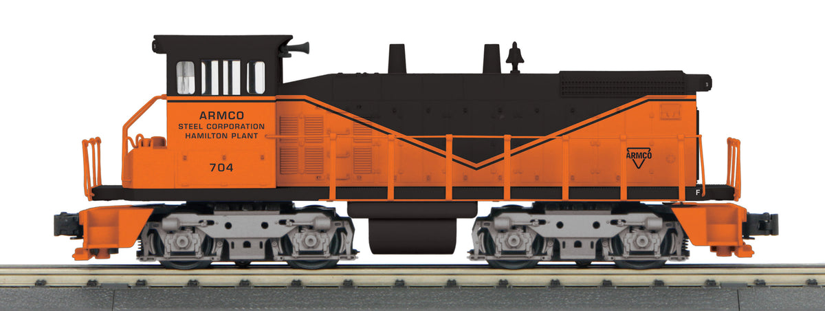 MTH 30-21425-1 O Gauge RailKing Armco Steel #704 SW1500 Diesel Switcher