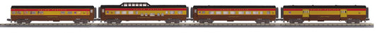 MTH 30-68322 O Gauge RailKing Union Pacific 4-Car 60’ Streamlined Passenger Set