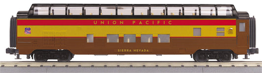 MTH 30-68325 O Gauge RailKing Union Pacific 60’ Streamlined Full-Length Vista Dome Car