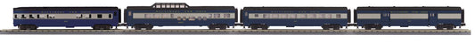 MTH 30-68333 O Gauge RailKing Baltimore & Ohio 4-Car 60’ Streamlined Passenger Set