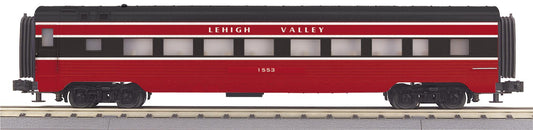 MTH 30-68339 O Gauge RailKing Lehigh Valley 60’ Streamlined Coach Car