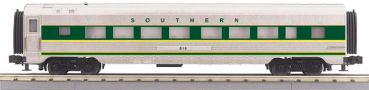 MTH 30-68343 O Gauge RailKing Southern 60’ Streamlined Coach Car