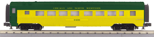 MTH 30-68347 O Gauge RailKing Chicago & North Western 60’ Streamlined Coach Car