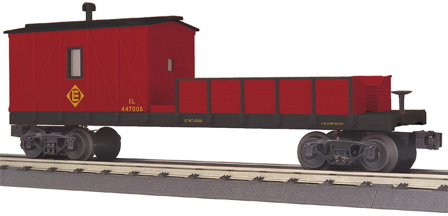 MTH 30-79712 O Gauge RailKing Erie Lackawanna Crane Tender Car