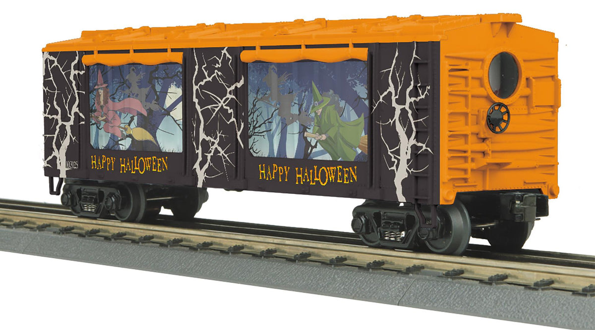 MTH 30-79729 O Gauge RailKing Halloween Operating Action Car (Witches)