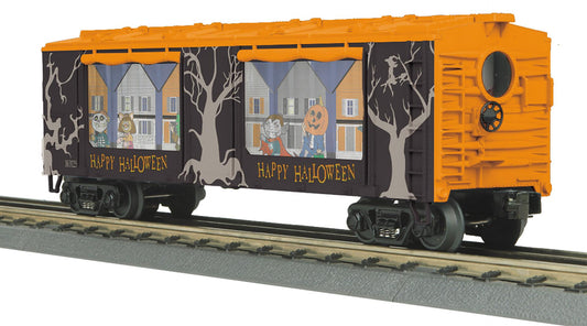 MTH 30-79730 O Gauge RailKing Halloween Operating Action Car (Trick or Treaters)