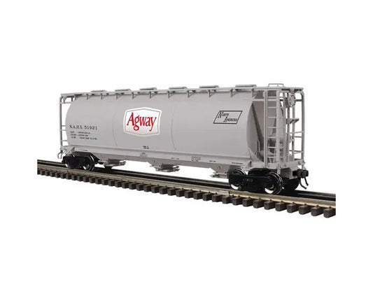 Atlas 3003231 Master 3-Bay Cylindrical Hopper Agway #51921, #51924 Gray/White/Red