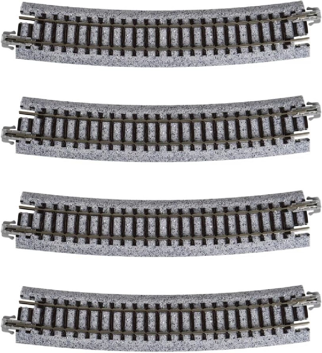 Kato 52250 HOe 481mm (19”) Radius 15 Curve Track [4 pcs.]