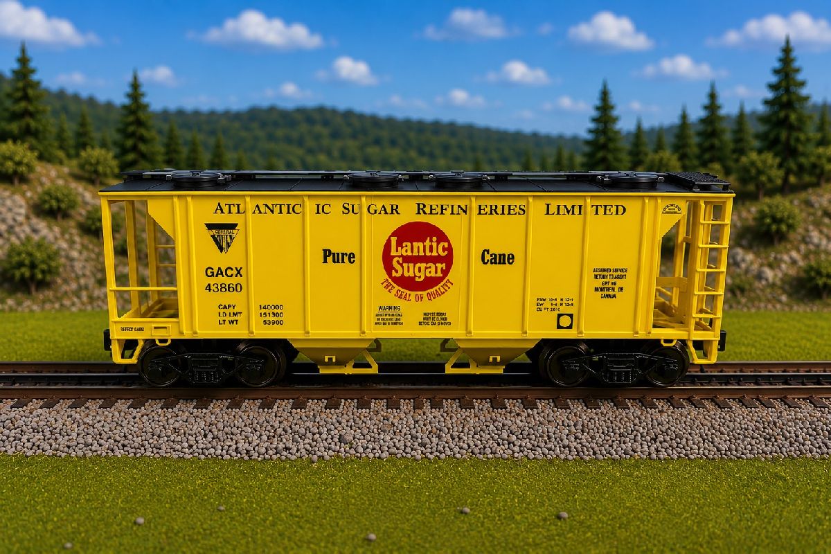 Ready Made Trains 86399101 O Gauge Atlantic Sugar 2 Bay Covered Hopper