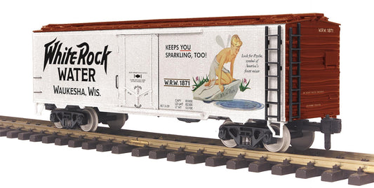 MTH 70-78056 G Gauge RailKing One Gauge 40' Reefer Car White Rock Water
