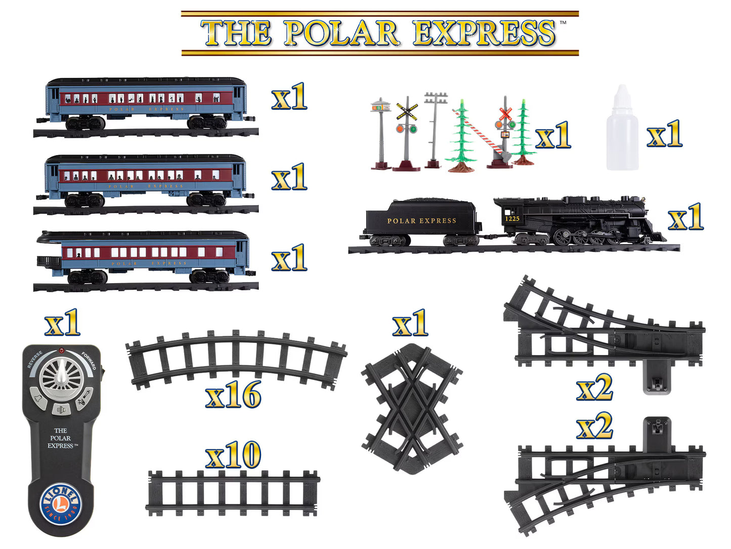 Lionel 712133 O Gauge The Polar Express Battery Operated O-Gauge Train Set