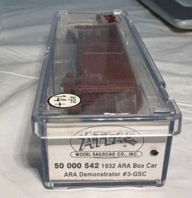 Atlas 50 000 542 Boxcar, 50 Foot, ARA #3-GSC