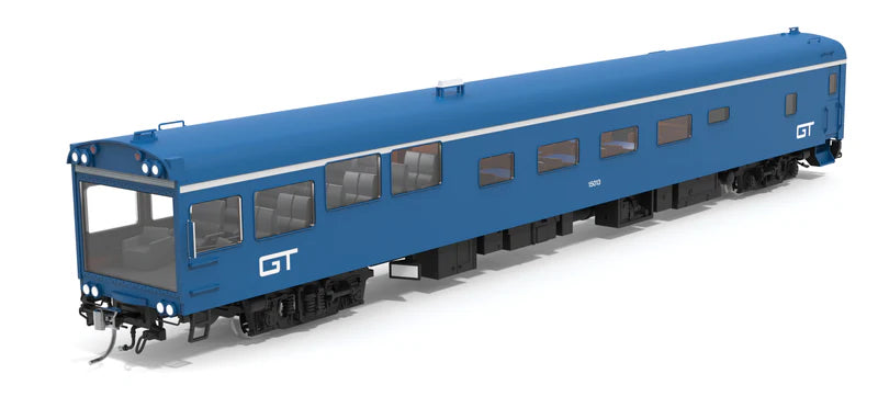Broadway Limited 10179 HO GTW Track Inspection Car, Blue & White