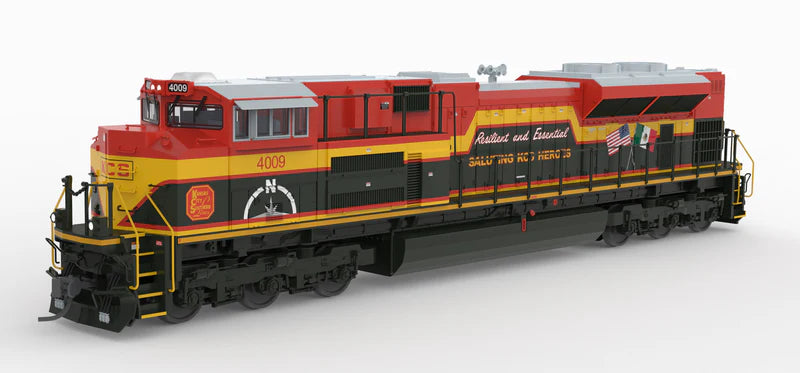 Broadway Limited cEMD SD70ACe (Paragon4 Sound/DC/DCC/Smoke) Kansas City Southern #4009 "Heroes" Paint Scheme