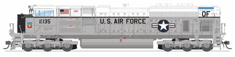 Broadway Limited 10443 EMD SD70ACe US Air Force #135 Fantasy Paint Paragon4 Sound/DC/DCC/Smoke