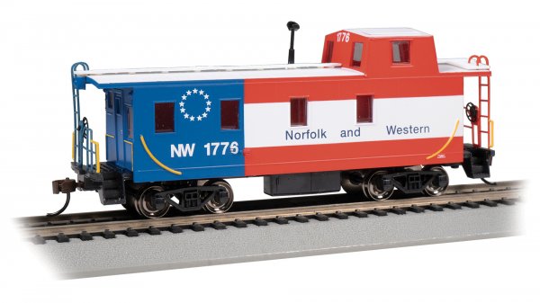 Bachmann 14006 Streamlined Caboose with Offset Cupola Norfolk & Western #1776