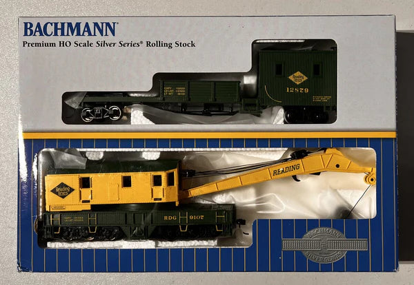 Bachmann 16110 Reading 250-Ton Steam Crane Car and Boom Tender