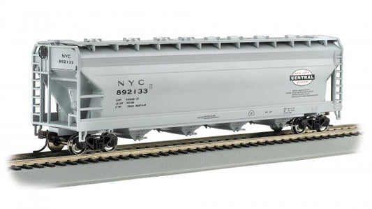 Bachmann 17523 56' ACF Center-Flow Hopper New York Central Gray #89213