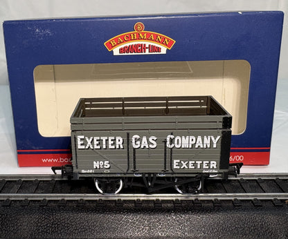 Bachmann Branchline 37-186 7 Plank wagon with coke rails "Exeter Gas"