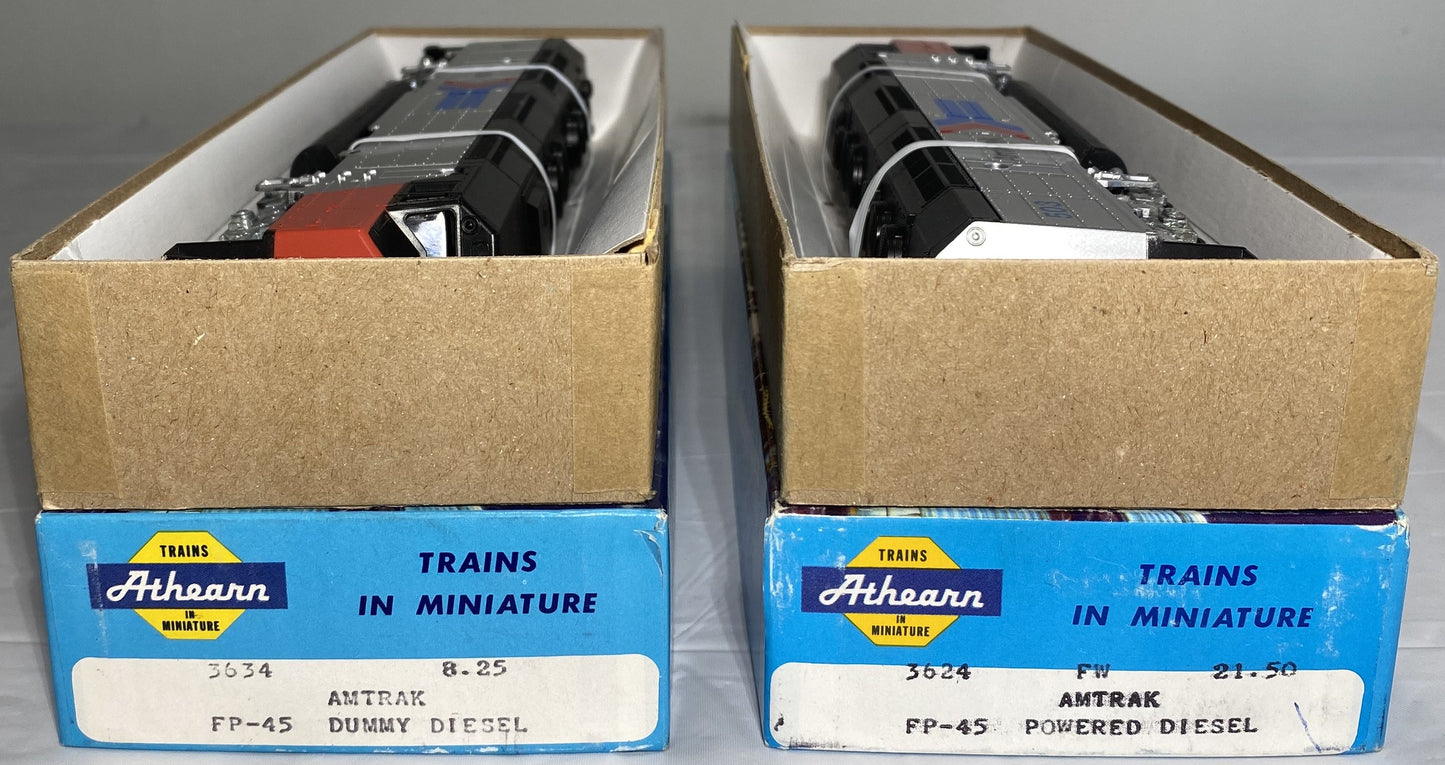 Athearn Blue Box 3634, 3624 AA Amtrak Diesel Set