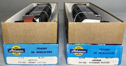 Athearn Blue Box 3634, 3624 AA Amtrak Diesel Set