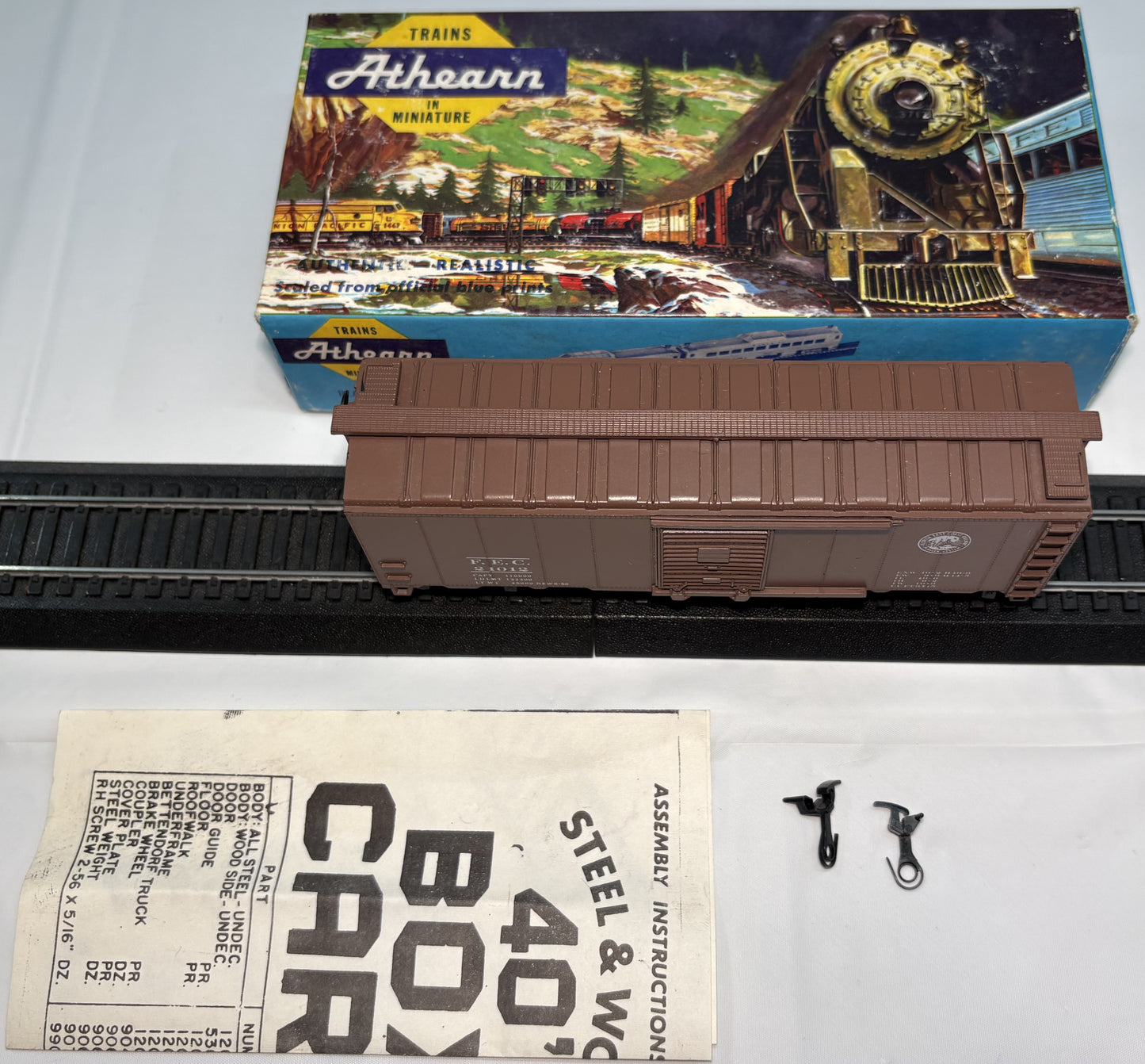 Athearn Bev-Bel 1090-1 HO Florida East Coast Box Car