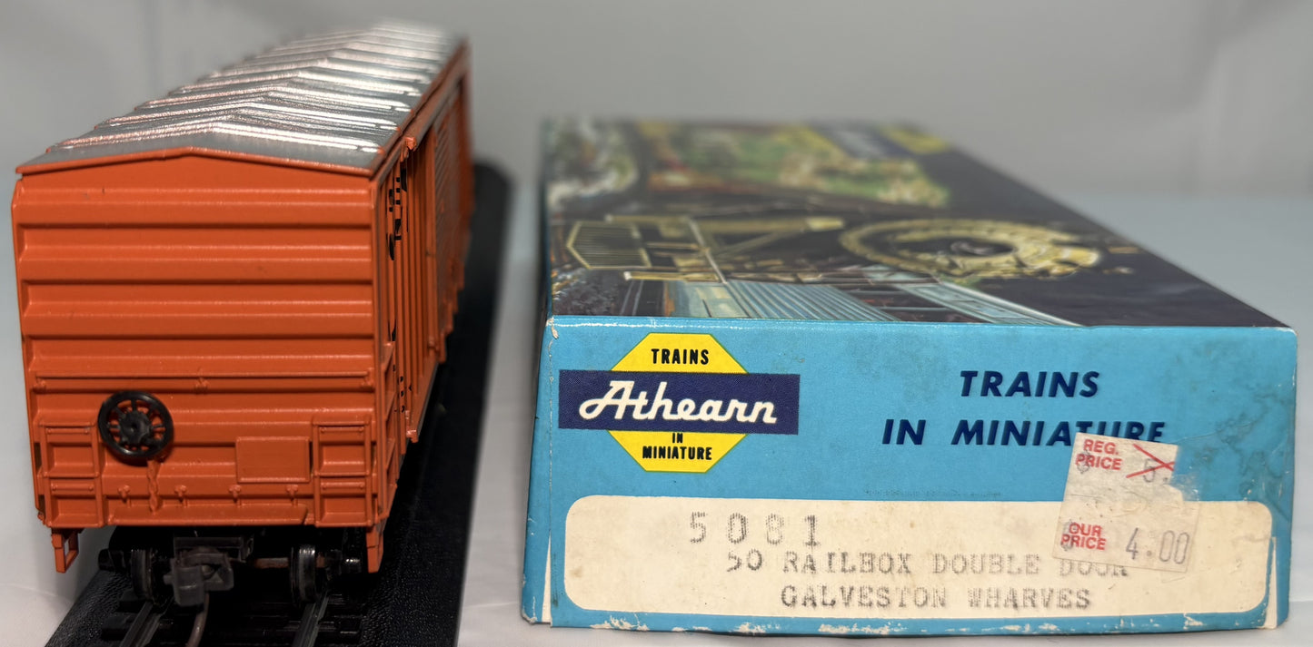 Athearn 5081 HO 50” Railbox Double Door Galveston Wharves