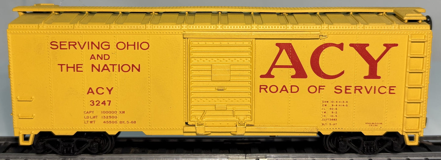 Athearn 1212 HO ACY “Road of Service” 40’ SD Boxcar