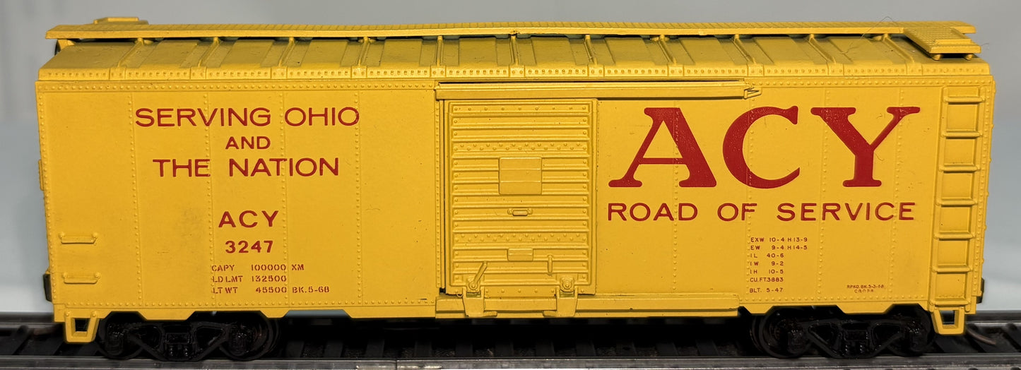 Athearn 1212 HO ACY “Road of Service” 40’ SD Boxcar