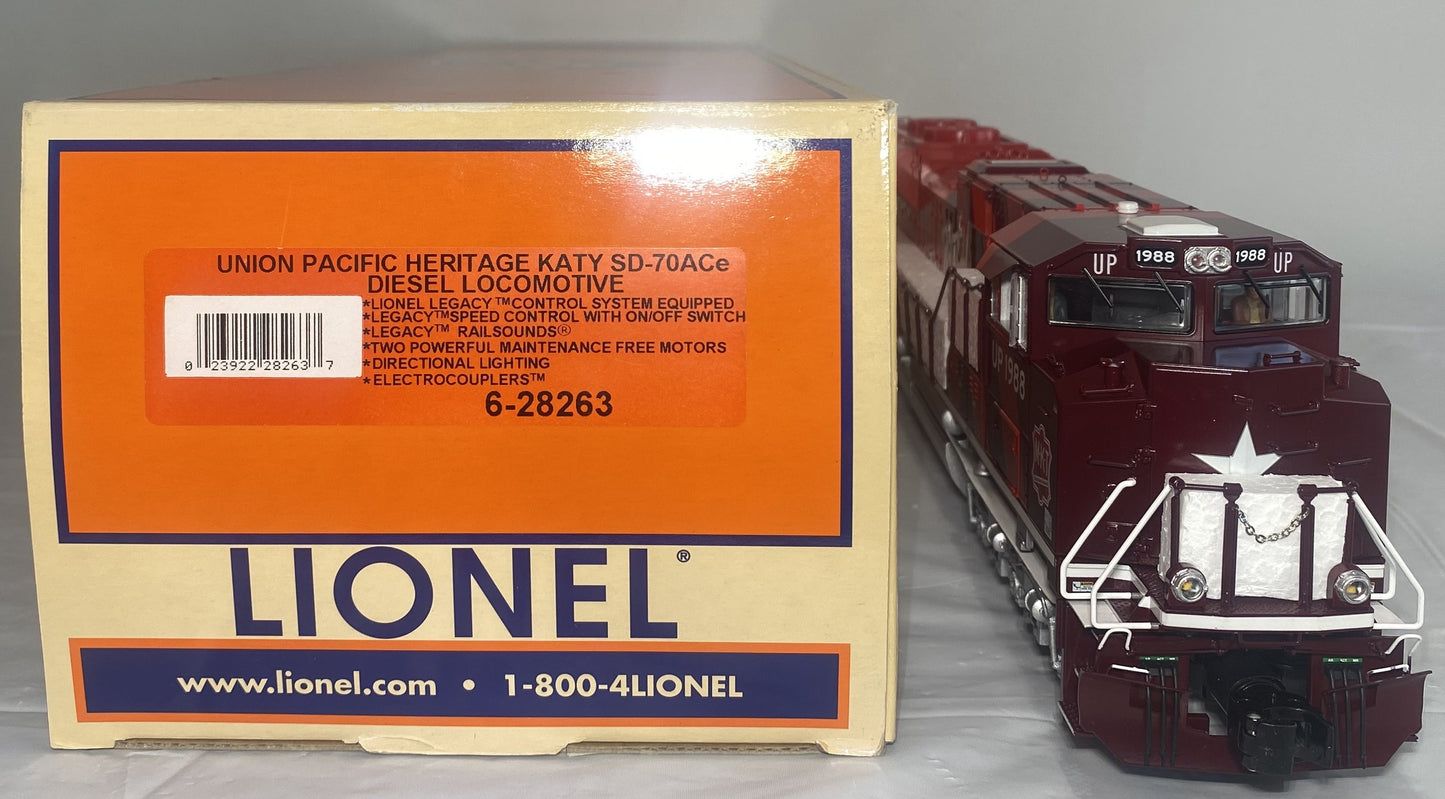 Lionel Modern 6-28263 UP Heritage Katy SD-70Ace Diesel