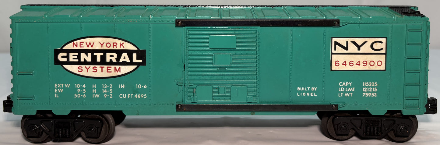 Lionel Post War 6464-900 O Gauge New York Central Box Car