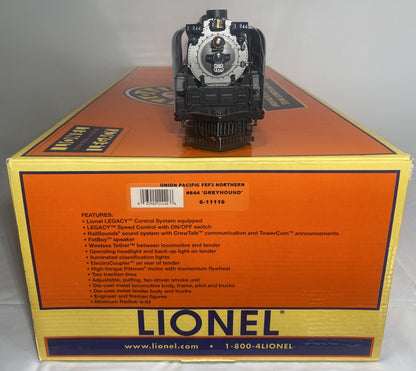 Lionel Modern 6-11116 Union Pacific LEGACY Scale 4-8-4 FEF Northern (Grey) 844