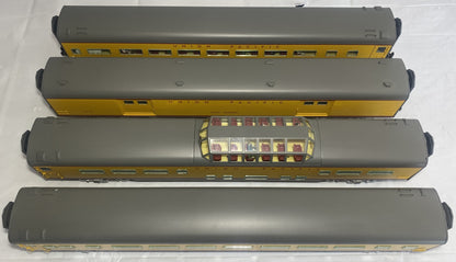 Lionel Modern 6-35415 Union Pacific 18" Aluminum Streamlined Passenger Car 4-Pack