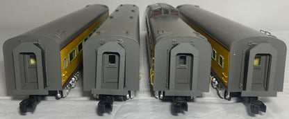 Lionel Modern 6-35415 Union Pacific 18" Aluminum Streamlined Passenger Car 4-Pack