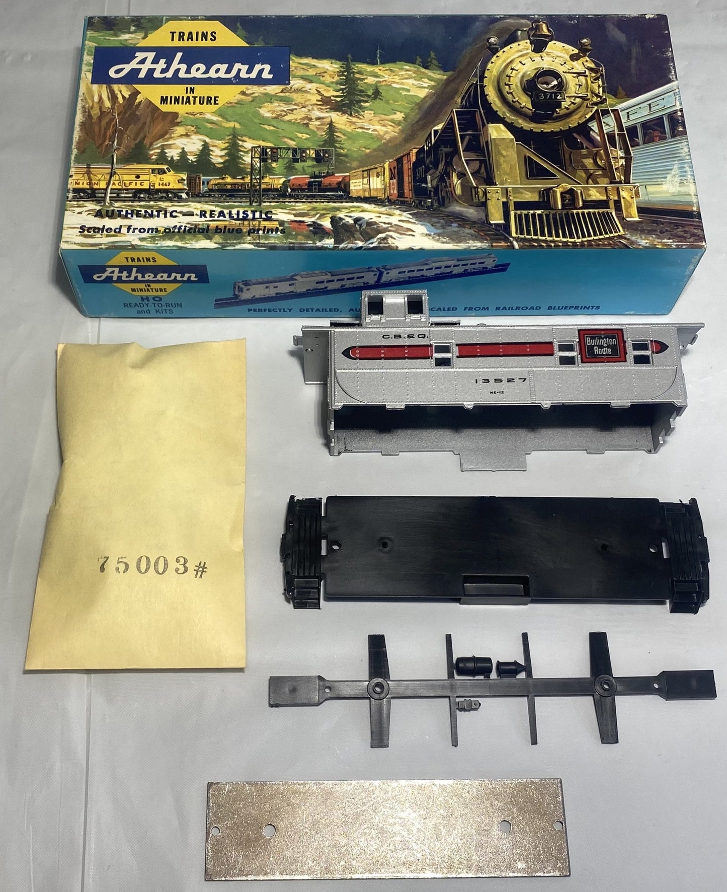 Athearn 1254 Burlington Caboose Kit