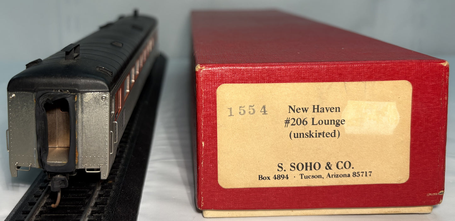 S. Soho & Co. Brass 1555 HO New Haven Unskirted Observation #475 Brass