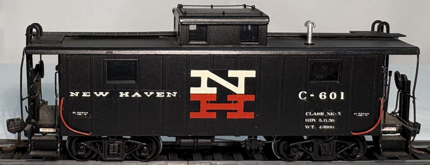 Alco Models Brass Ajin C-601 HO New Haven NE-5 Steel Caboose